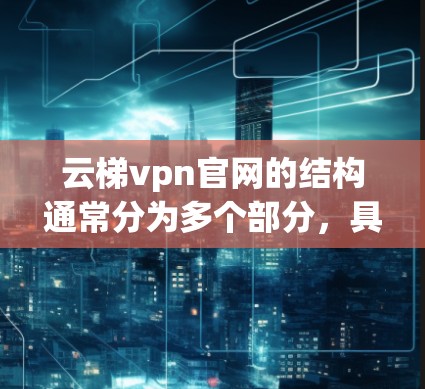 云梯vpn官网的结构通常分为多个部分,具体取决于公司的功能和服务范围。以下是一些常见的组成部分 云梯vpn官网的结构通常分为多个部分,具体取决于公司的功能和服务范围。以下是一些常见的组成部分