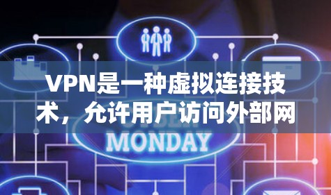 VPN是一种虚拟连接技术,允许用户访问外部网络,从而访问国外的网站。以下是对VPN的详细分析和使用步骤 VPN是一种虚拟连接技术,允许用户访问外部网络,从而访问国外的网站。以下是对VPN的详细分析和使用步骤