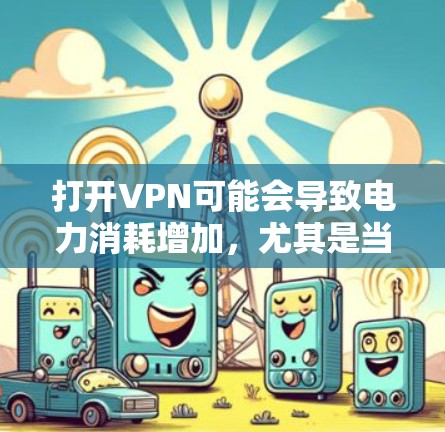 打开VPN可能会导致电力消耗增加，尤其是当用户频繁使用VPN或VPN连接到服务器所需的数据量较大时。以下是一些原因和结论