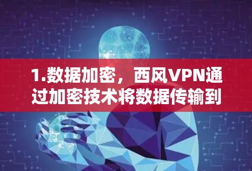 1.数据加密，西风VPN通过加密技术将数据传输到目标服务器，确保数据的不可逆性，增强数据安全