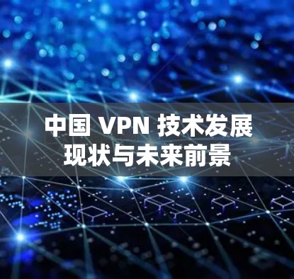 中国 VPN 技术发展现状与未来前景