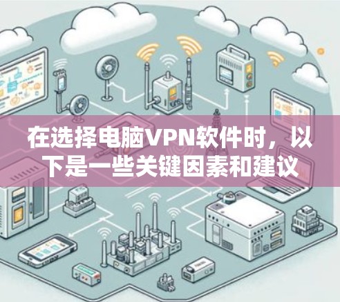 在选择电脑VPN软件时,以下是一些关键因素和建议,帮助你做出明智的选择