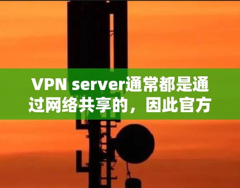VPN server通常都是通过网络共享的，因此官方下载站不会提供这样的下载空间。以下是关于VPN server的一些关键点