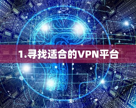 1.寻找适合的VPN平台 1.寻找适合的VPN平台