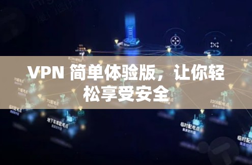 VPN 简单体验版，让你轻松享受安全