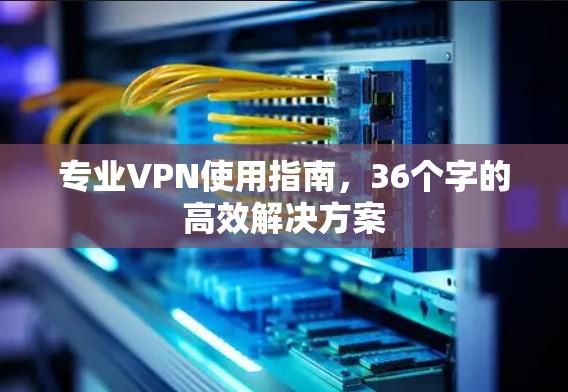 专业VPN使用指南,36个字的高效解决方案 专业VPN使用指南,36个字的高效解决方案