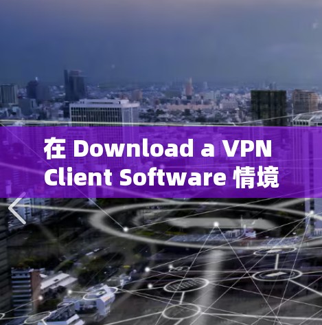在 Download a VPN Client Software 情境下，以下是逐步的解决方案
