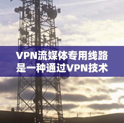 VPN流媒体专用线路是一种通过VPN技术连接到流媒体服务器的专用网络结构，旨在提供安全、可靠和高效的流媒体传输。以下是该领域的一些关键点