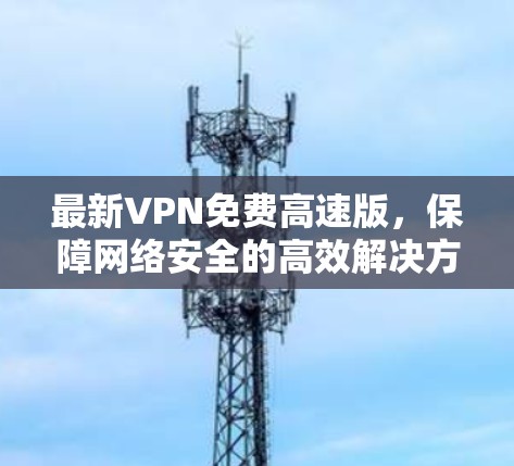 最新VPN免费高速版,保障网络安全的高效解决方案
