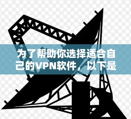 为了帮助你选择适合自己的VPN软件,以下是一个详细的指南,涵盖你的需求和各种情况